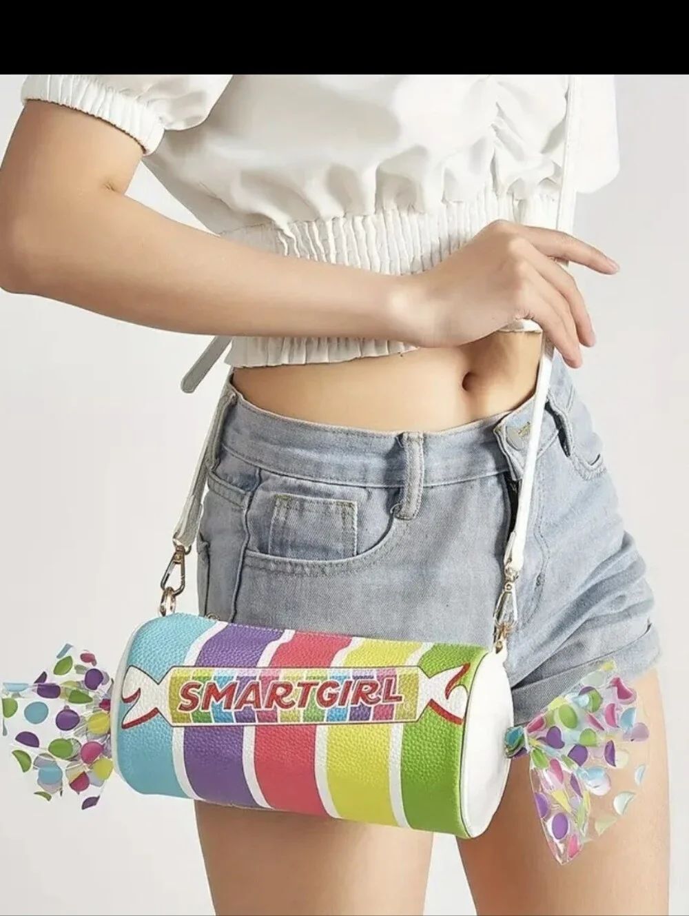 Sweet Tart Sweet Girl Unique Candy Crossbody Novelty Bag